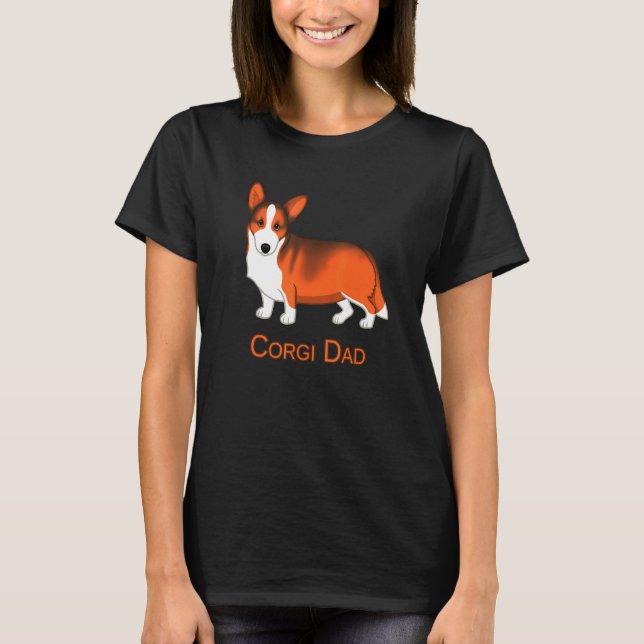 Camiseta Sable Cardigan Welsh Corgi Corgi (Anverso)