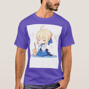 Camiseta sable chibi de calma