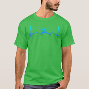 Camiseta Sable de esgrima línea de latido del corazón regal