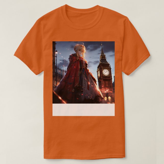 Camiseta sable en londres (Diseño del anverso)