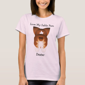 Camiseta Sable Pembroke Welsh Corgi