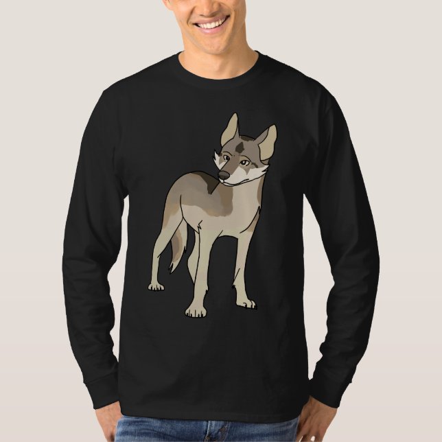 Camiseta Sable Siberian Husky (Anverso)