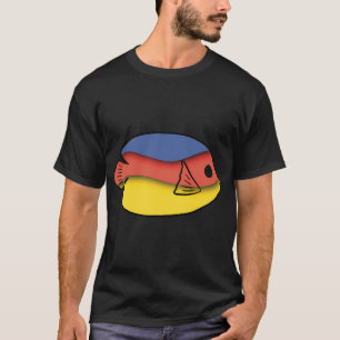 Camiseta sabor a corte de papel