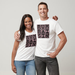 Camiseta Sabor a Helado de Pasas con Ron