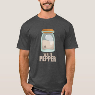 Camiseta Sabor a pimienta blanca especia comida cocina chic