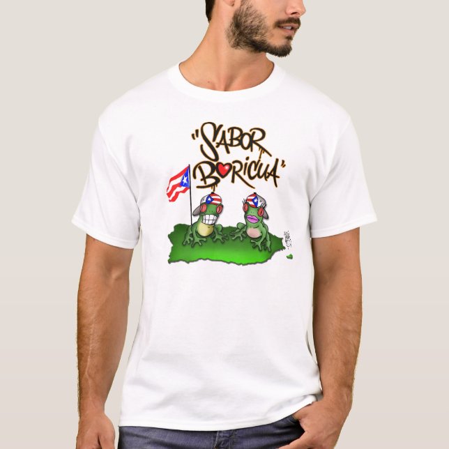 Camiseta Sabor Boricua "Coqui " (Anverso)