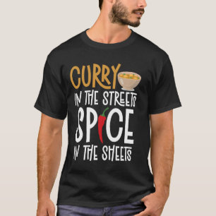 Camiseta Sabor de especias de curry para comida india explo