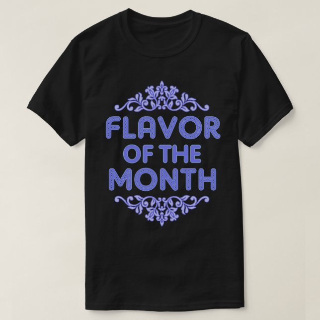 Camiseta Sabor del mes (Diseño del anverso)