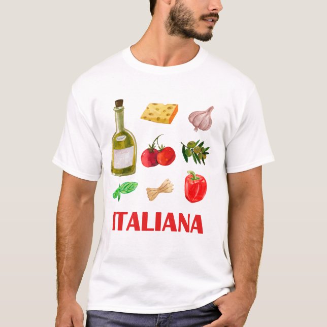 Camiseta Sabor italiano (Anverso)