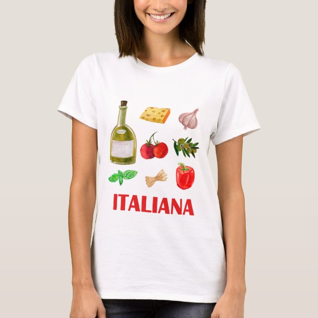 Camiseta Sabor italiano (Anverso)