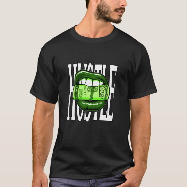 Camiseta Sabor Verde para Gráfica Verde de The Hustle (Anverso)