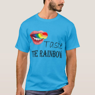 Camiseta saborear el arcoiris