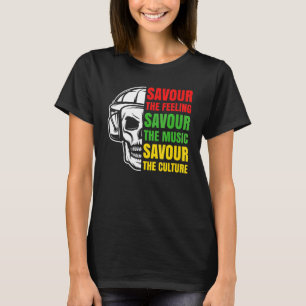 Camiseta Saboree El Sabor De La Sensación El Sabor De La Mú