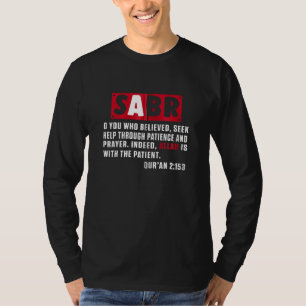 Camiseta Sabr Fe Islam musulmán Mezquita Corán Religión Ram