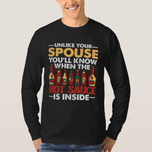 Camiseta Sabrás Cuando La Salsa De Chili Picante Está Dentr