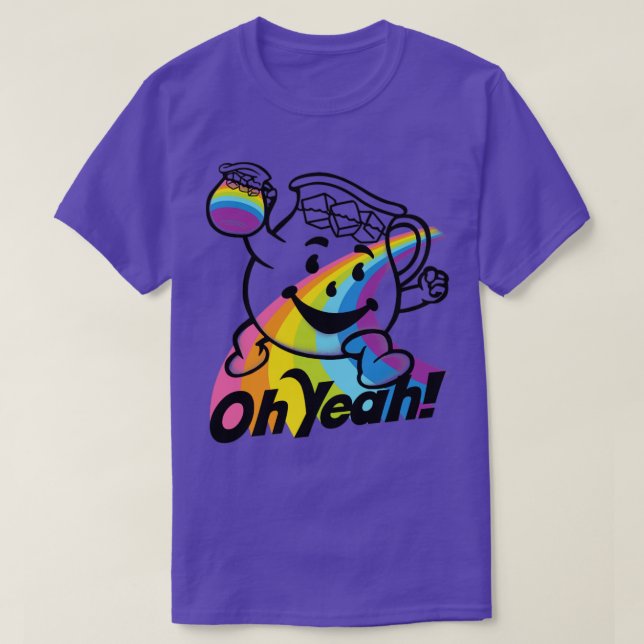 CAMISETA SABROS DE KOOLAID RAINBOW (Diseño del anverso)