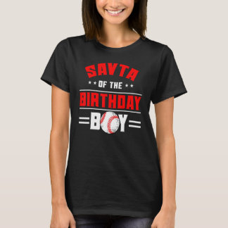 Camiseta Sabta De La Familia De Temas De Béisbol Birthday B