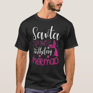 Camiseta Sabta Del Cumpleaños De La Sirenita Fiesta Bday Ce