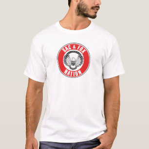 Camiseta sac fox bandera americana nativa usa símbolo étnic