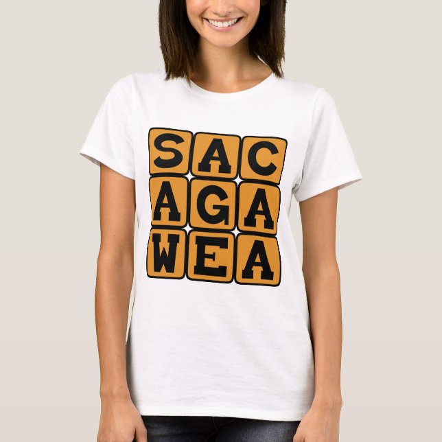 Camiseta Sacagawea, nativo americano (Anverso)