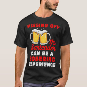 Camiseta Sacar El Bartender Puede Ser Un Experimento Sobres