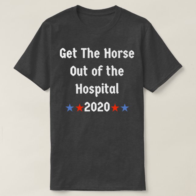 Camiseta Sacar el caballo del hospital (Diseño del anverso)