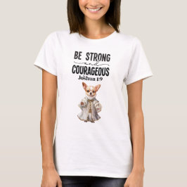 Camiseta Sacerdote chihuahua fuerte y valiente