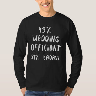 Camiseta Sacerdote de Boda Trabajo Ministro Ordenado por In