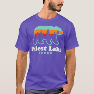 Camiseta Sacerdote Lago Idaho Camping Bear Spokane Washingt