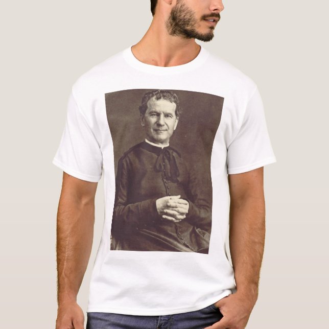 Camiseta Sacerdote y confesor de San Juan Bosco (Anverso)