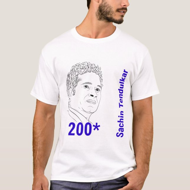 Camiseta Sachin Tendulkar 200 (Anverso)