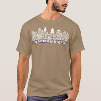 Camiseta Sacramento Basketball Team All Time Legends Sacram