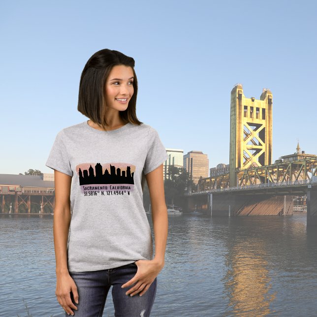 Camiseta Sacramento CA City Skyline (Subido por el creador)