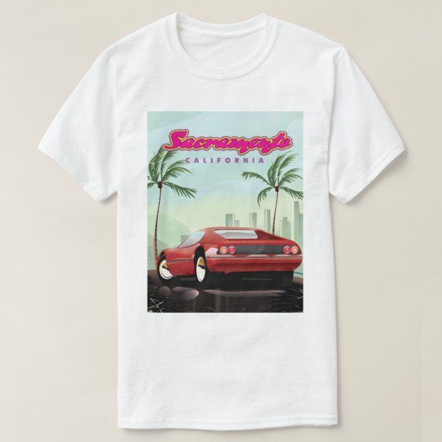 Camiseta Sacramento California (Diseño del anverso)