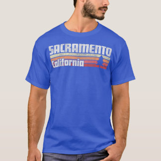 Camiseta Sacramento California estilo retro vintage 70s 80s