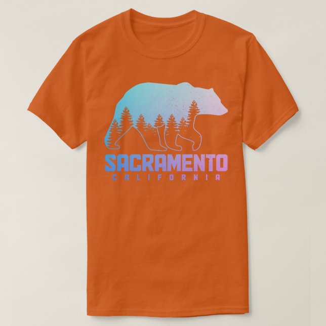 Camiseta Sacramento California Oso Grizzly Pride al aire li (Diseño del anverso)