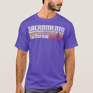 Camiseta Sacramento California Retro Style Vintage 70s 80s