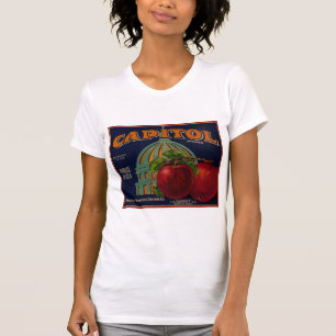 Camiseta Sacramento de la etiqueta de Apple Capital