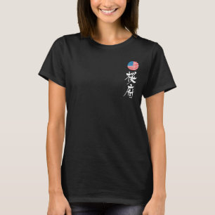 Camiseta Sacramento [Kanji] con bandera