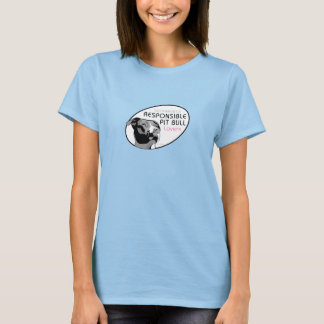 Camiseta Sacramento Responsible Pit Bull Lovers LOGO