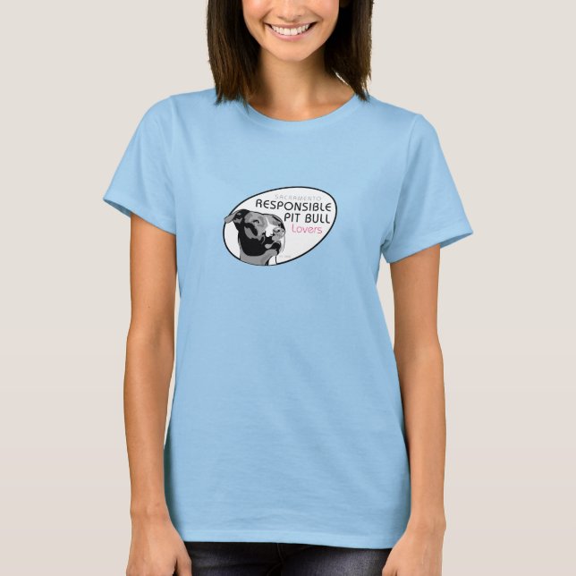 Camiseta Sacramento Responsible Pit Bull Lovers LOGO (Anverso)