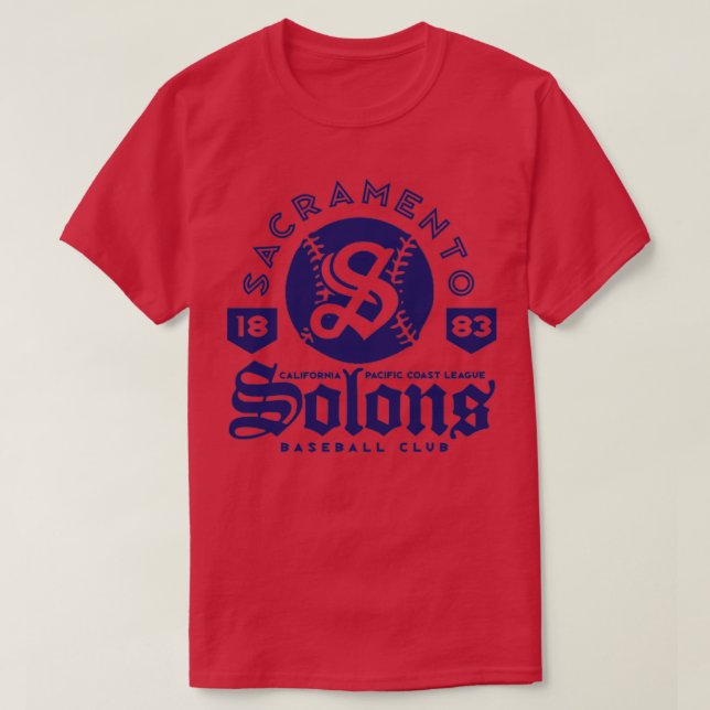 Camiseta Sacramento Solons (Diseño del anverso)