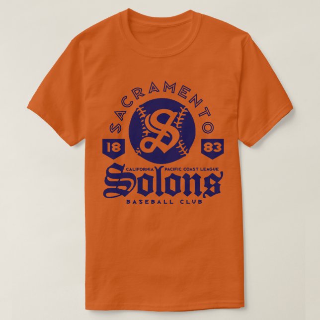 Camiseta Sacramento Solons (Diseño del anverso)