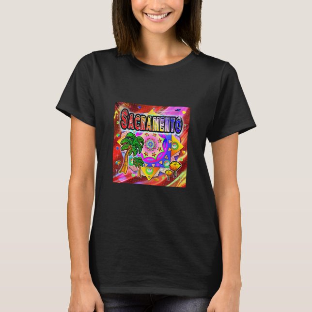 Camiseta Sacramento Tropical Friends T-Shirt (Anverso)