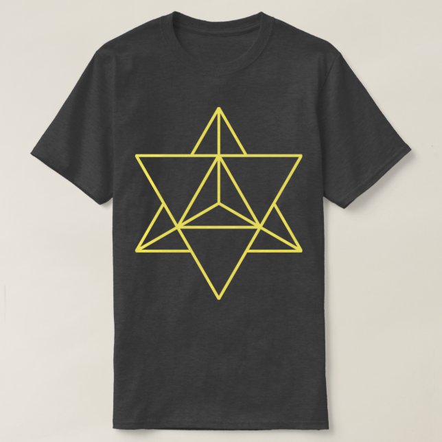 Camiseta Sacred Geometry Merkaba Zen Yoga 1 (Diseño del anverso)