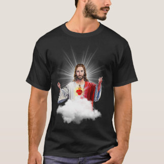 Camiseta Sacred Heart of Jesus Christ Catholic Immaculate H