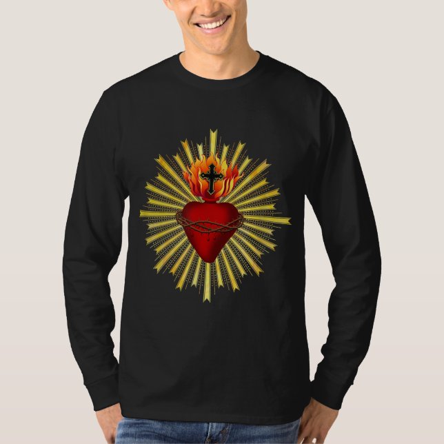 Camiseta SACRED HEART of JESUS Tattoo for Men Women (Anverso)