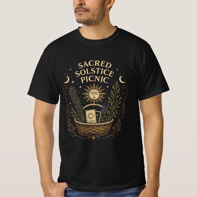 Camiseta Sacred Solstice Picnic Litha (Anverso)