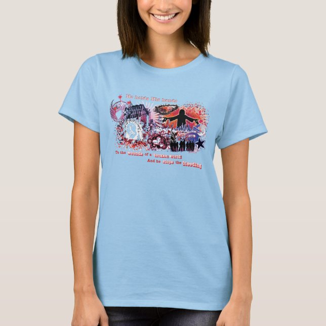 Camiseta Sacrifice for Love.Stop the Bleeding (Anverso)