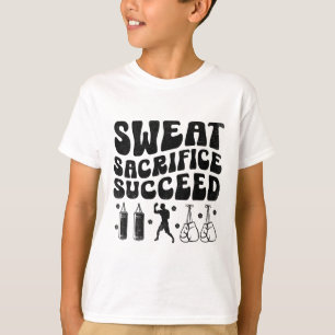 Camiseta Sacrifício de Sudorese Sucesso Boxeador Força Espo
